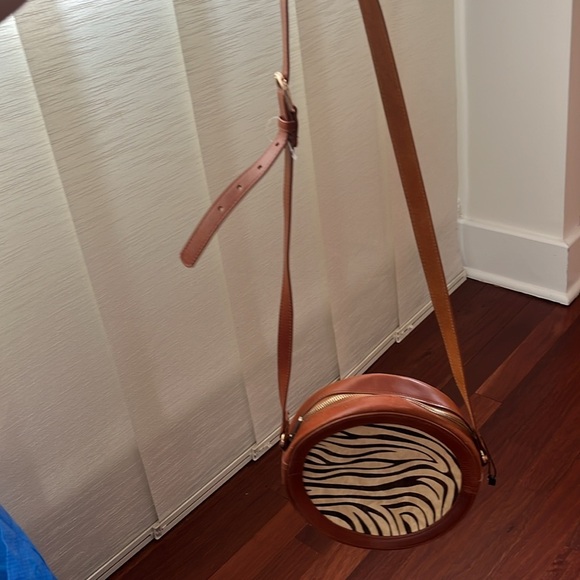 MW MOST WANTED USA calf hair zebra circle bag - Picture 5 of 9